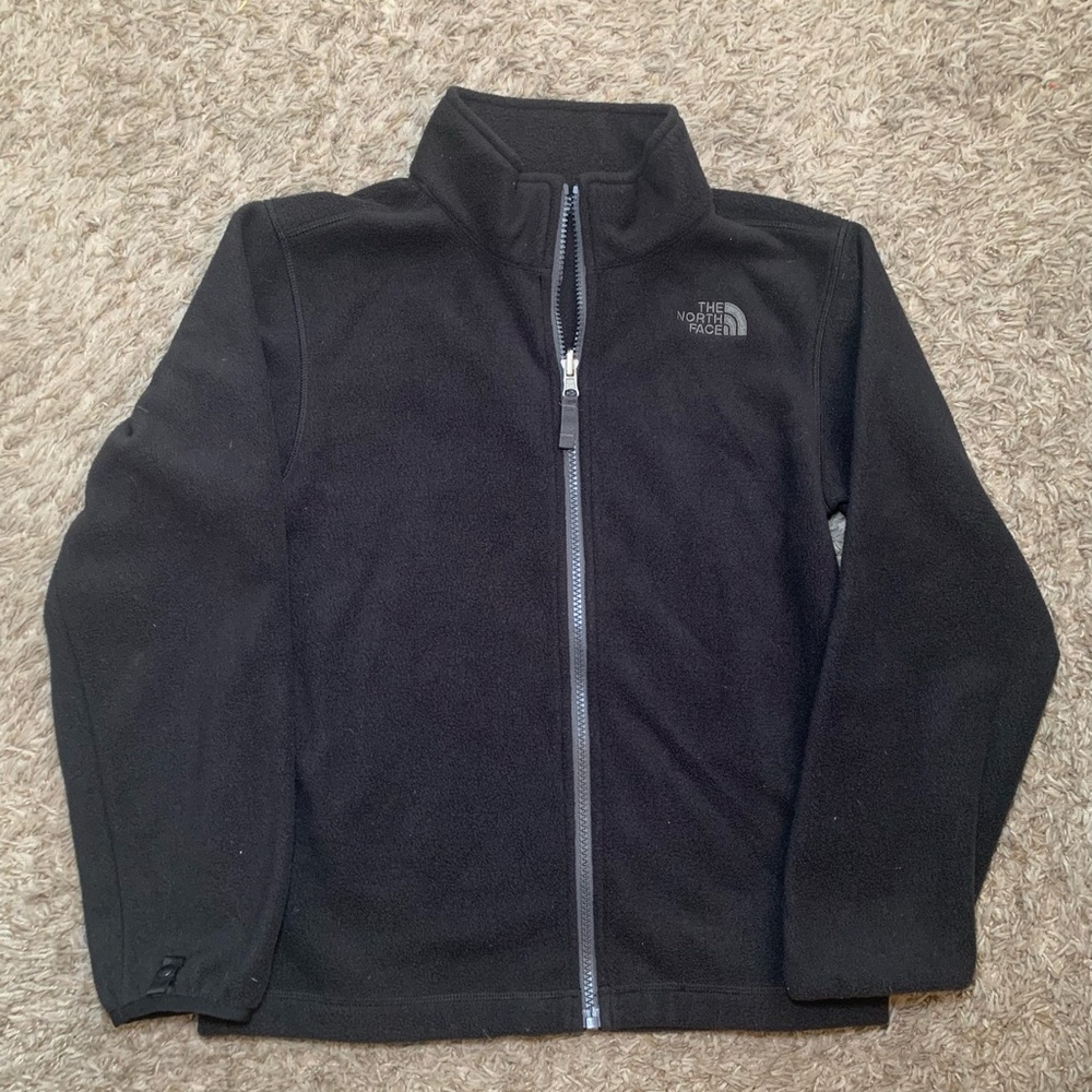 Boys fleece north face jacket